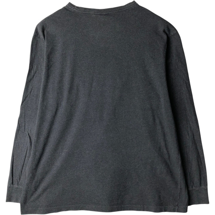 Ralph Lauren POLO by Ralph Lauren long-sleeved T-shirt, men's size L cotton gray type Vintage Second Hand