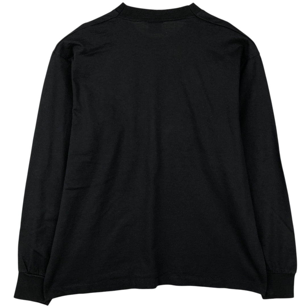 90'S Fruit of the Loom Best Long Sleeve T-Shirt, Made in USA, Men's XL, Vintage cotton black type Vintage Second Hand