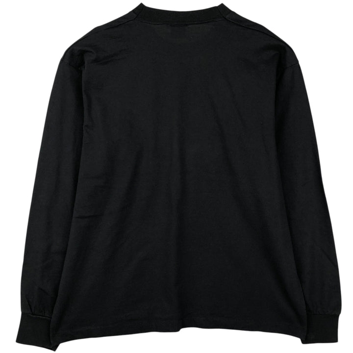 90'S Fruit of the Loom Best Long Sleeve T-Shirt, Made in USA, Men's XL, Vintage cotton black type Vintage Second Hand