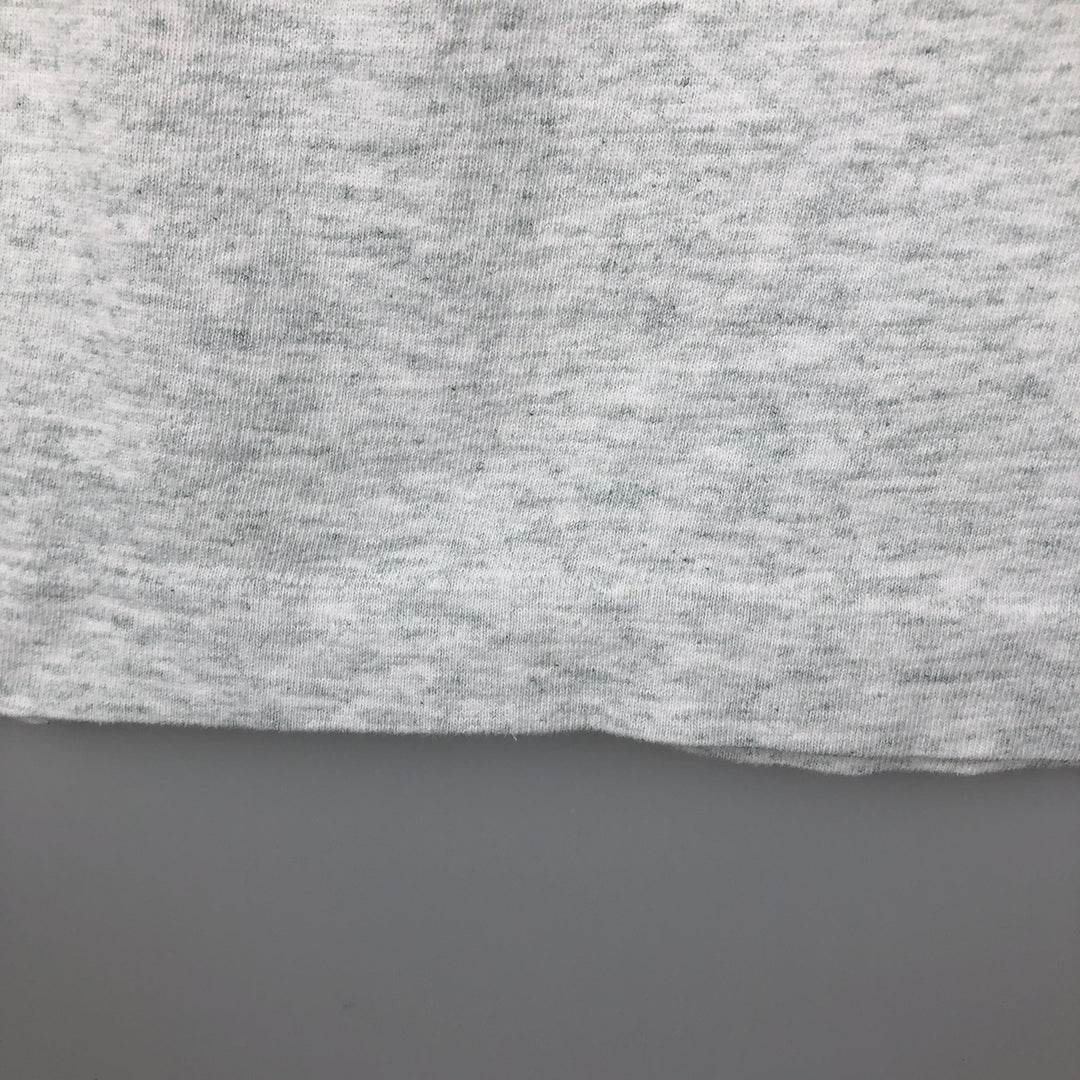 90'S Fruit of the Loom High Neck Long-Sleeve T-Shirt, Made in Canada, Men's Size L (approx.), Vintage cotton gray type Vintage Second Hand