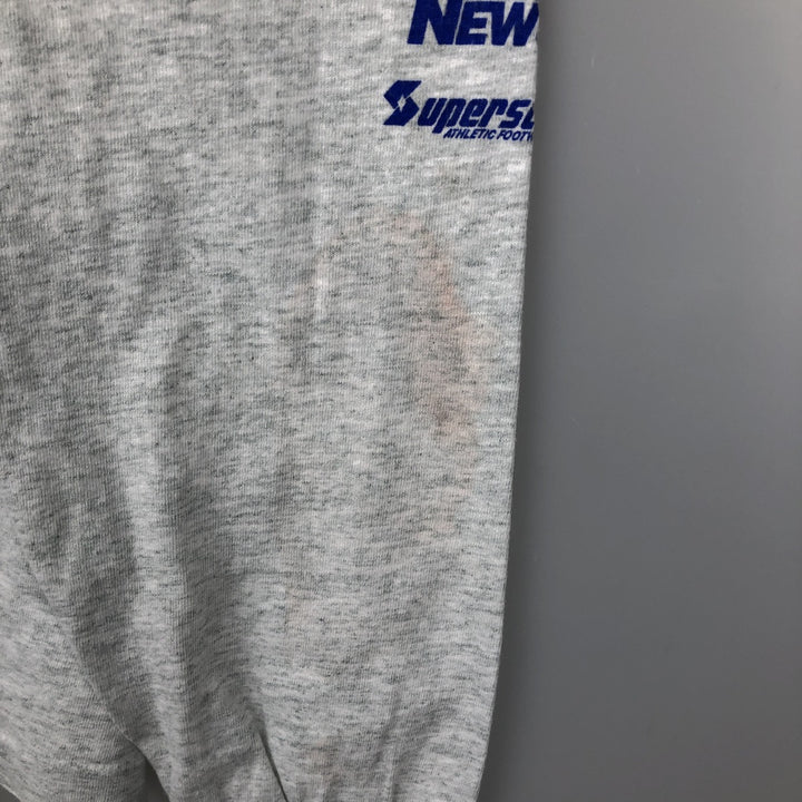 90'S Fruit of the Loom High Neck Long-Sleeve T-Shirt, Made in Canada, Men's Size L (approx.), Vintage cotton gray type Vintage Second Hand