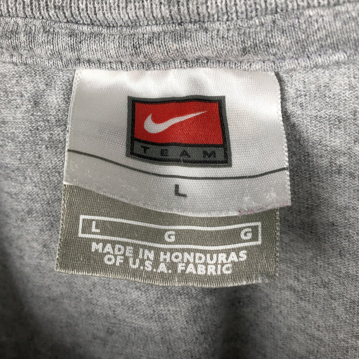 2000'S Nike Team Golden Bears Long-Sleeve T-Shirt (Men's Size L) cotton gray type Vintage Second Hand