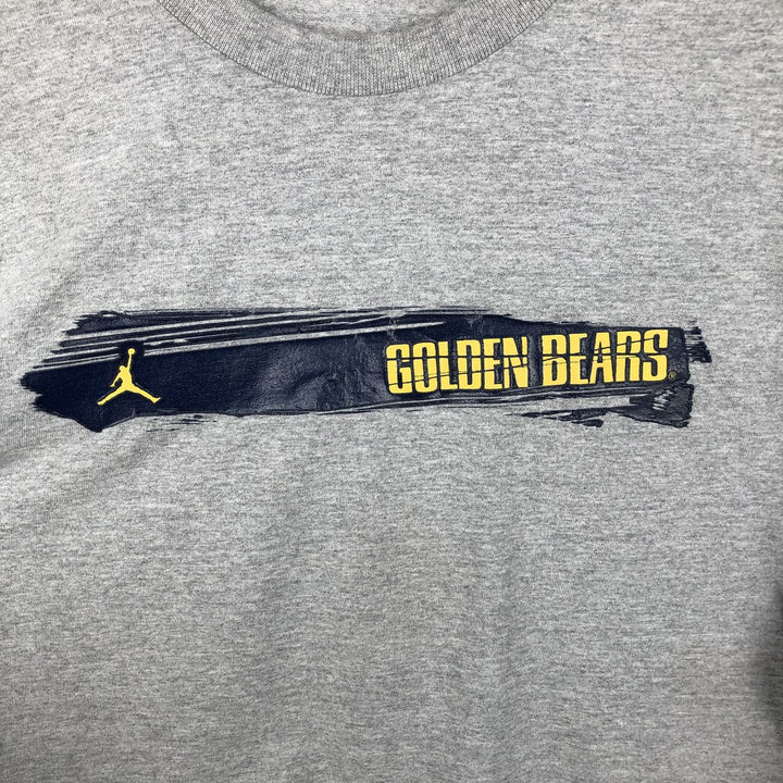2000'S Nike Team Golden Bears Long-Sleeve T-Shirt (Men's Size L) cotton gray type Vintage Second Hand