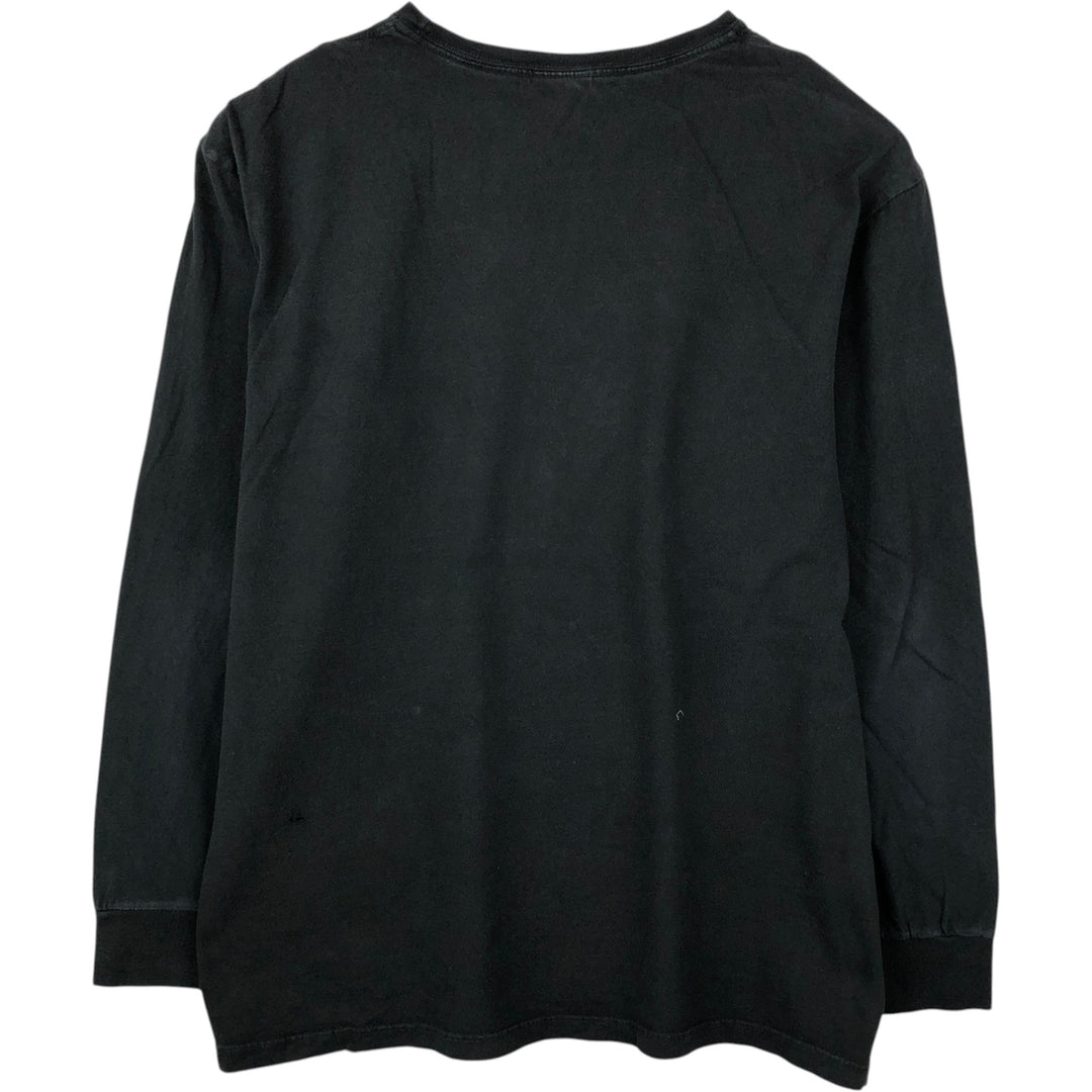 Ralph Lauren POLO by Ralph Lauren long-sleeved T-shirt, men's size L cotton black type Vintage Second Hand