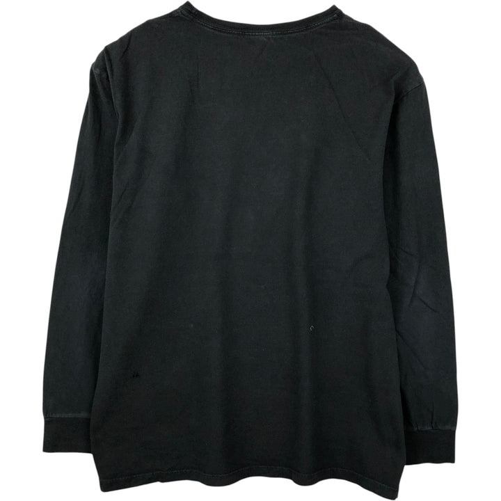 Ralph Lauren POLO by Ralph Lauren long-sleeved T-shirt, men's size L cotton black type Vintage Second Hand
