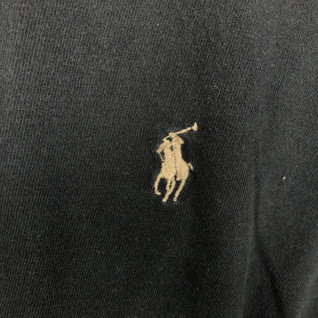 Ralph Lauren POLO by Ralph Lauren long-sleeved T-shirt, men's size L cotton black type Vintage Second Hand