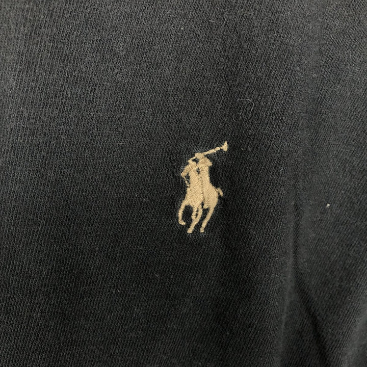 Ralph Lauren POLO by Ralph Lauren long-sleeved T-shirt, men's size L cotton black type Vintage Second Hand
