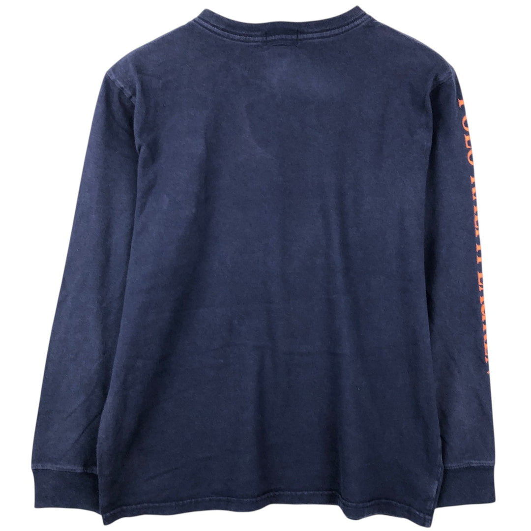 Ralph Lauren POLO by Ralph Lauren Big Pony Long-Sleeve T-Shirt (Men's XL equivalent) cotton navy blue type Vintage Second Hand