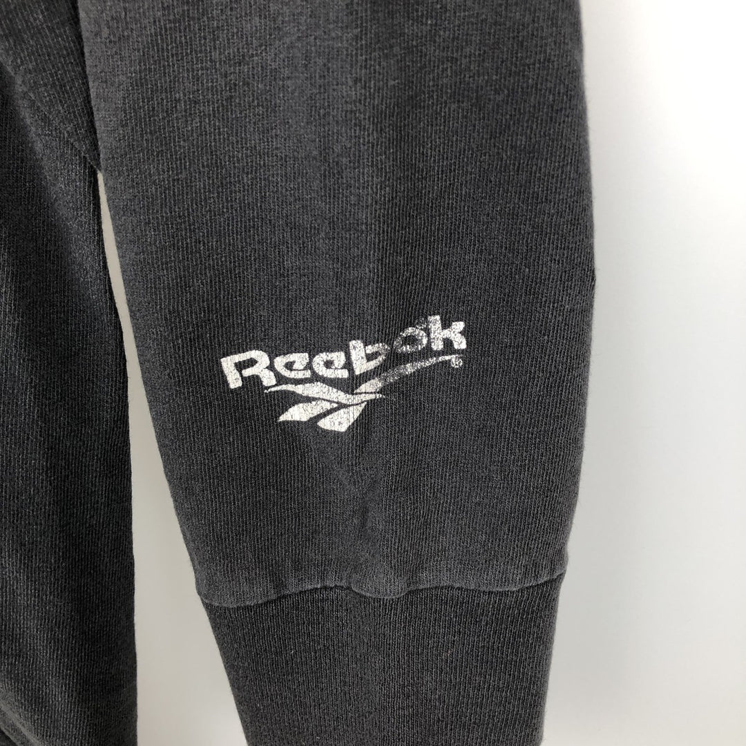 90'S Reebok Long-Sleeve T-Shirt, Made in USA, Men's Size XL (Equivalent), Vintage cotton black type Vintage Second Hand