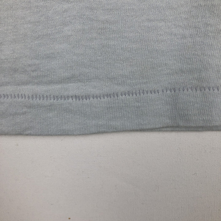~90'S BELTON Long-Sleeve T-Shirt, Made in USA, Men's Size M (Equivalent), Vintage cotton Blue type light blue Vintage Second Hand
