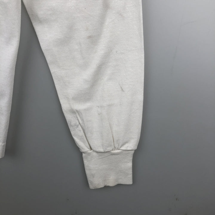 ~90'S Long-Sleeve T-Shirt, Men's Size S (Equivalent), Vintage unclear white type Vintage Second Hand