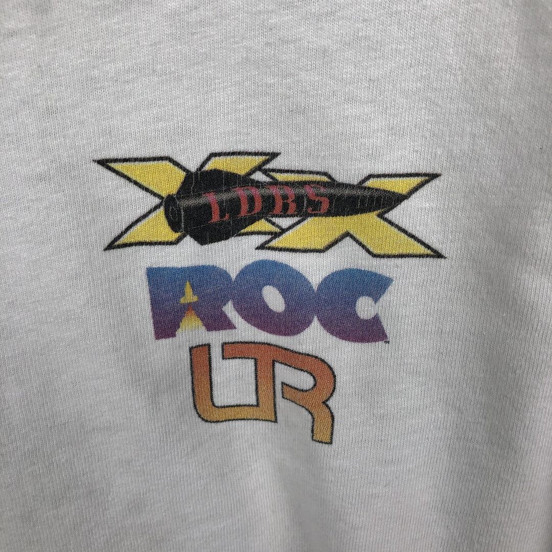 2000'S Hanes BEEFY-T Long Sleeve T-Shirt, Men's Size L cotton white type Vintage Second Hand