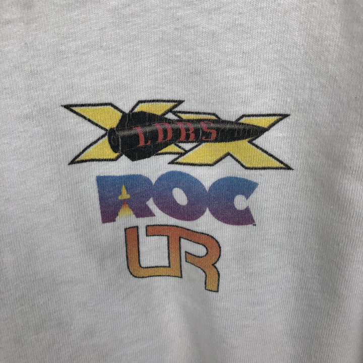 2000'S Hanes BEEFY-T Long Sleeve T-Shirt, Men's Size L cotton white type Vintage Second Hand