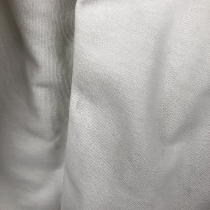 2000'S Hanes BEEFY-T Long Sleeve T-Shirt, Men's Size L cotton white type Vintage Second Hand
