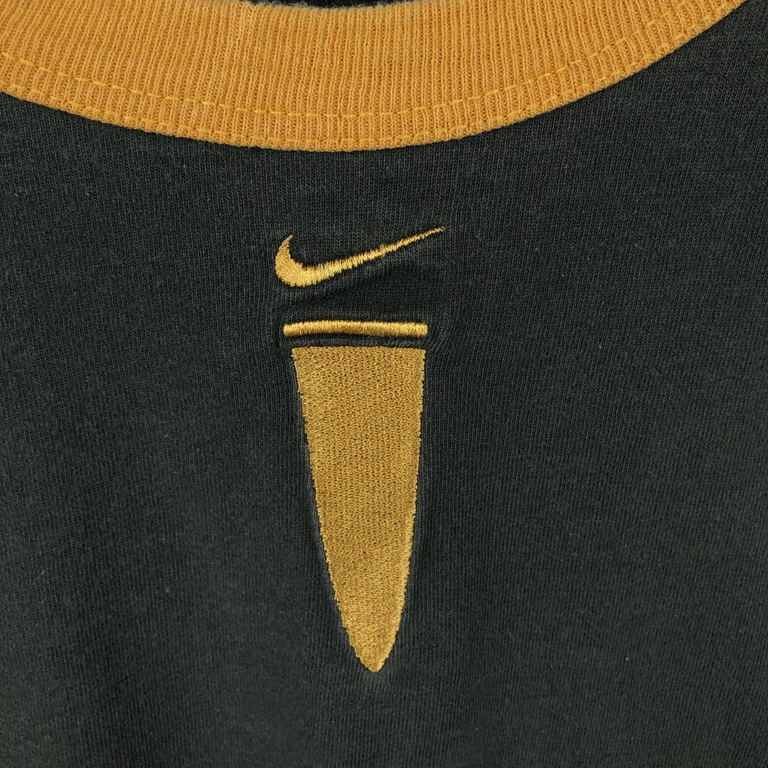 90'S Nike Long Sleeve T-Shirt, Made in USA, Men's XL, Vintage cotton black type Vintage Second Hand