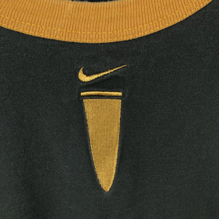 90'S Nike Long Sleeve T-Shirt, Made in USA, Men's XL, Vintage cotton black type Vintage Second Hand