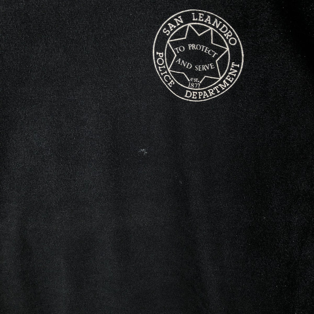 90'S Anvil Long-Sleeve T-Shirt, Made in USA, Men's XL (approx.), Vintage cotton black type Vintage Second Hand