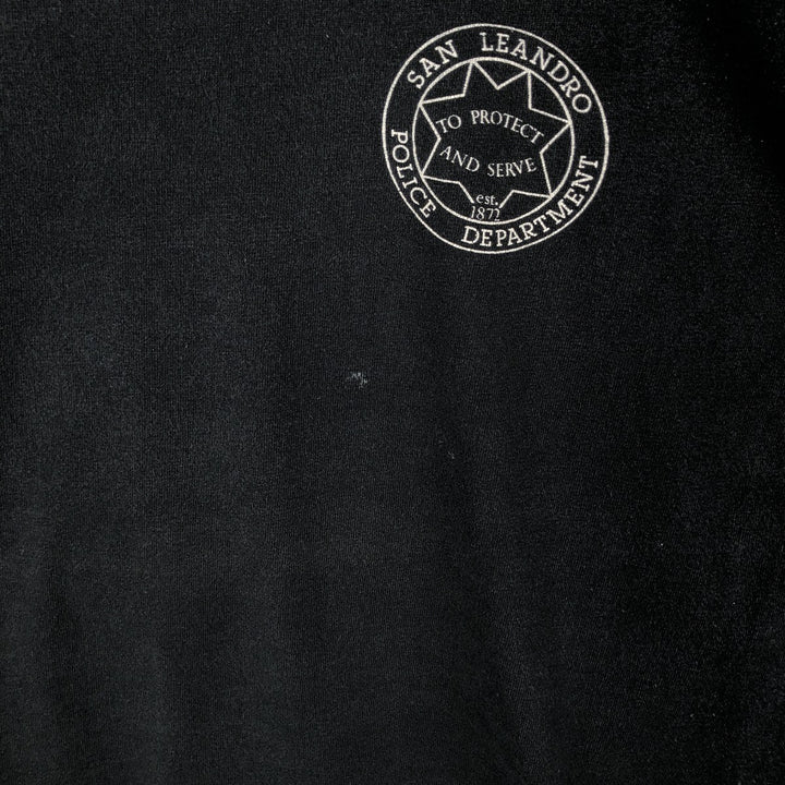 90'S Anvil Long-Sleeve T-Shirt, Made in USA, Men's XL (approx.), Vintage cotton black type Vintage Second Hand