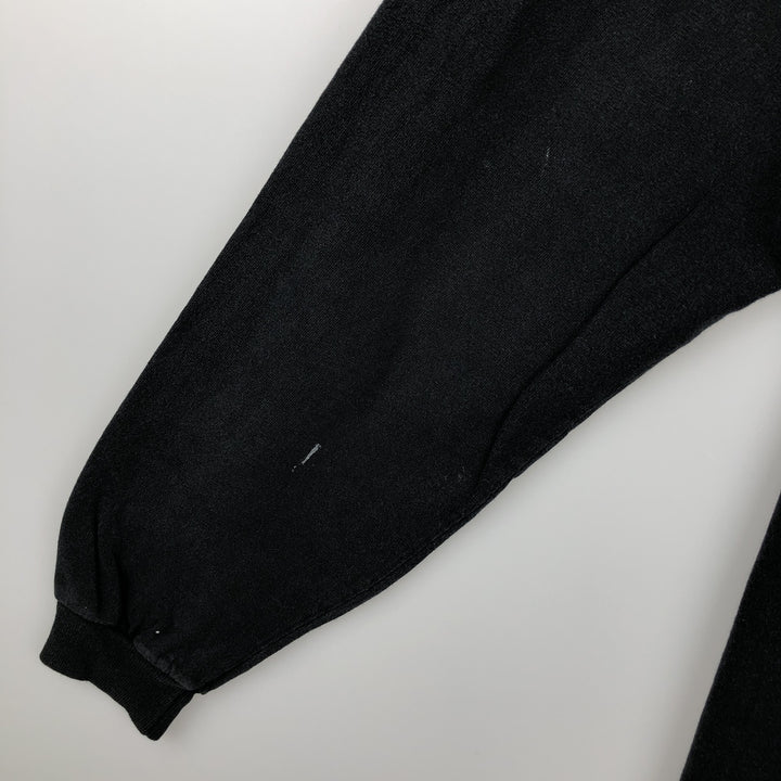 90'S Anvil Long-Sleeve T-Shirt, Made in USA, Men's XL (approx.), Vintage cotton black type Vintage Second Hand