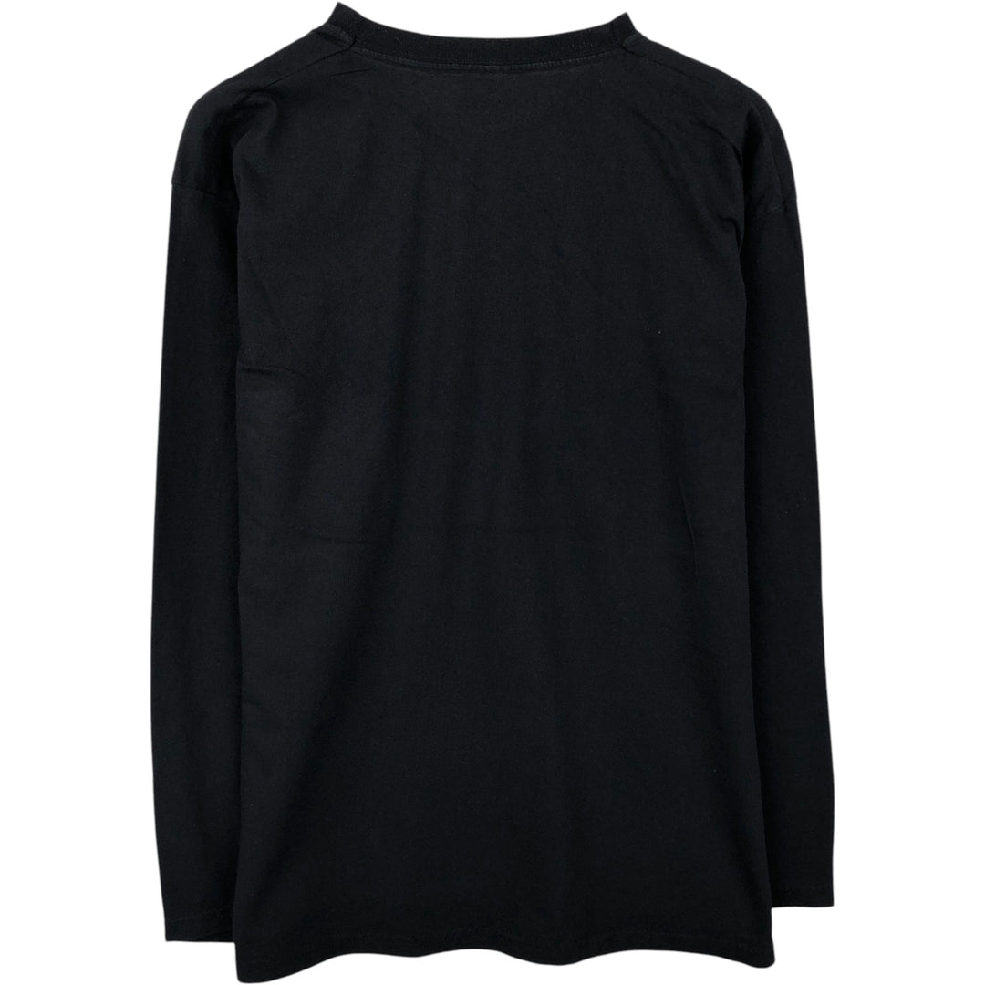 SNOOP DOGG Long-Sleeve Wrap T-Shirt, Made in the UK, Men's Size M (approx.) cotton black type Vintage Second Hand
