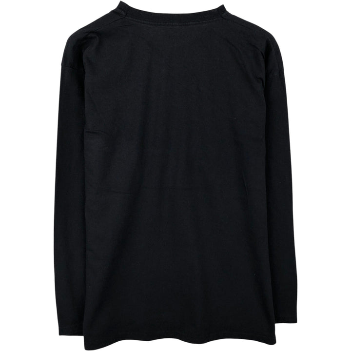 SNOOP DOGG Long-Sleeve Wrap T-Shirt, Made in the UK, Men's Size M (approx.) cotton black type Vintage Second Hand