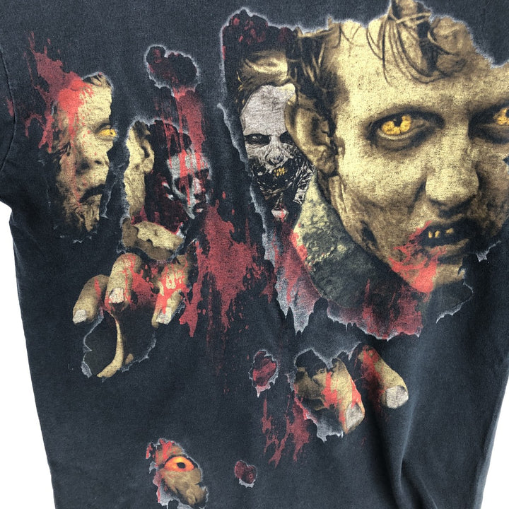 THE WALKING DEAD Movie Long-Sleeve T-Shirt (Men's Size S) unclear black type Vintage Second Hand