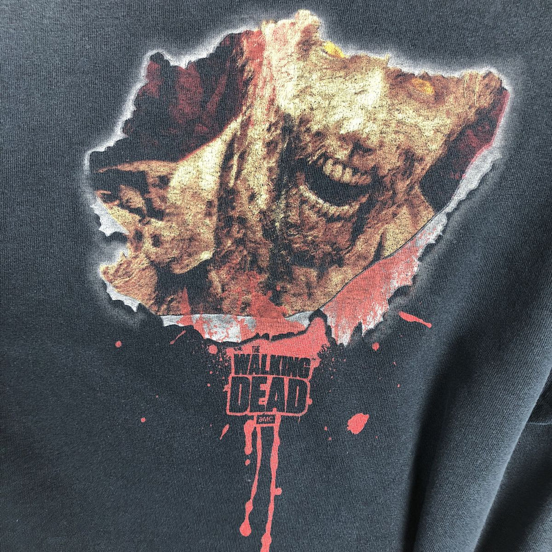 THE WALKING DEAD Movie Long-Sleeve T-Shirt (Men's Size S) unclear black type Vintage Second Hand