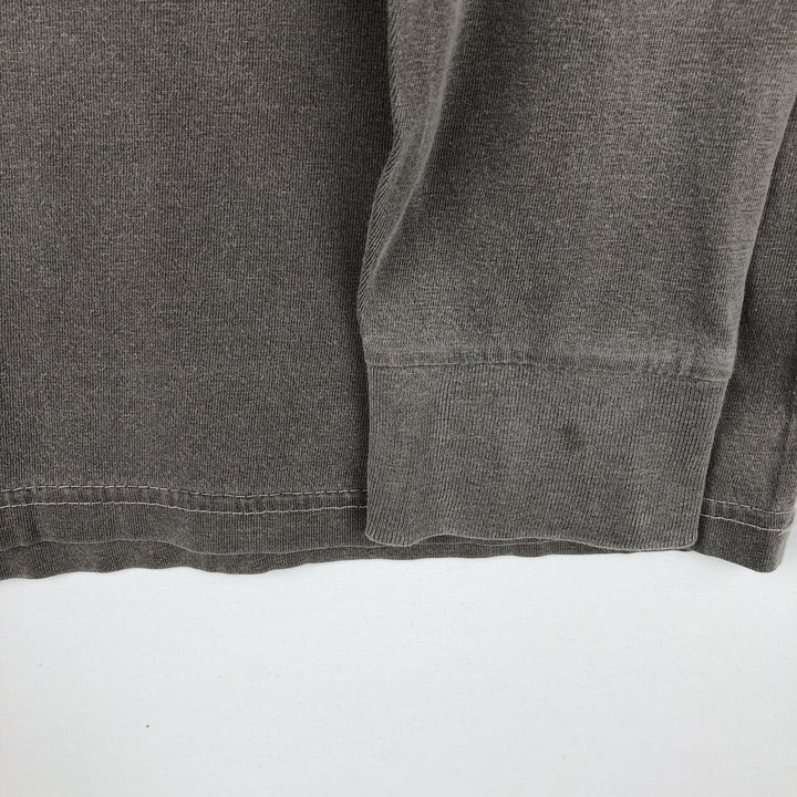 Harley-Davidson Motorcycle Long Sleeve T-Shirt, Men's Size Medium cotton gray type Vintage Second Hand
