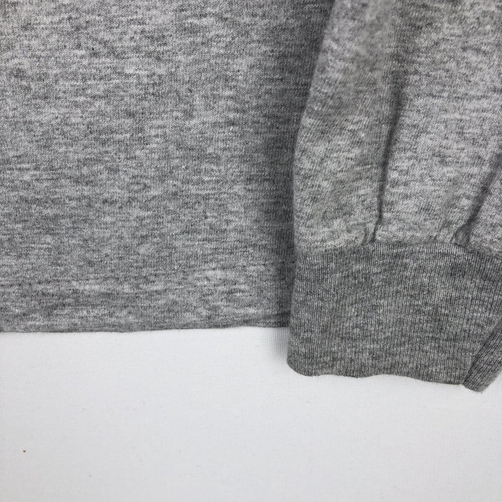 Harley-Davidson Fire Pattern Long T-Shirt, Men's XL Size cotton gray type Vintage Second Hand