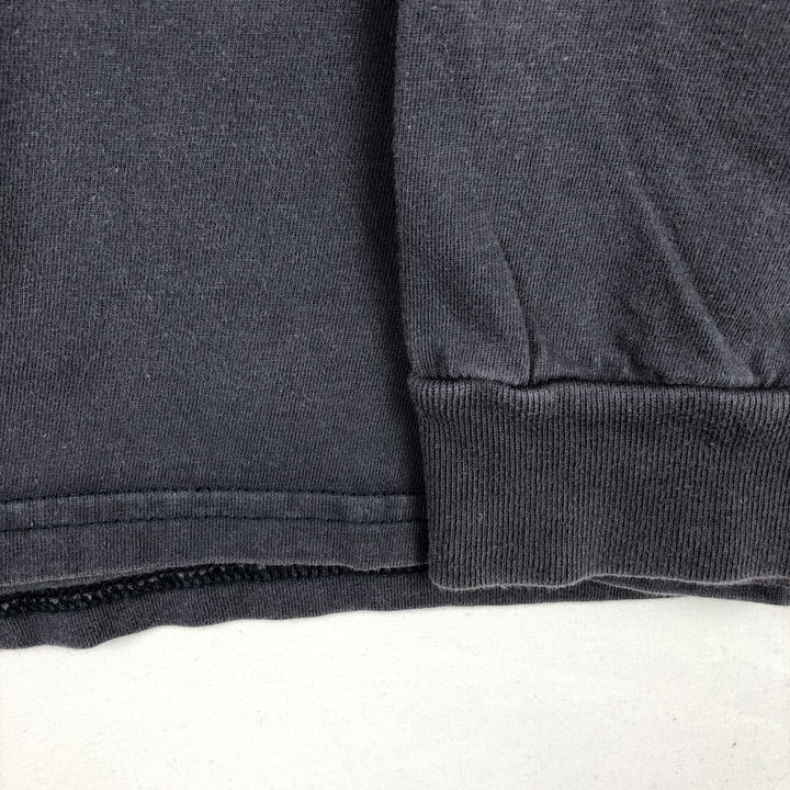 Harley-Davidson Eagle Pattern Long-Sleeve T-Shirt, Made in USA, Men's XXL (approx.) cotton gray type Vintage Second Hand