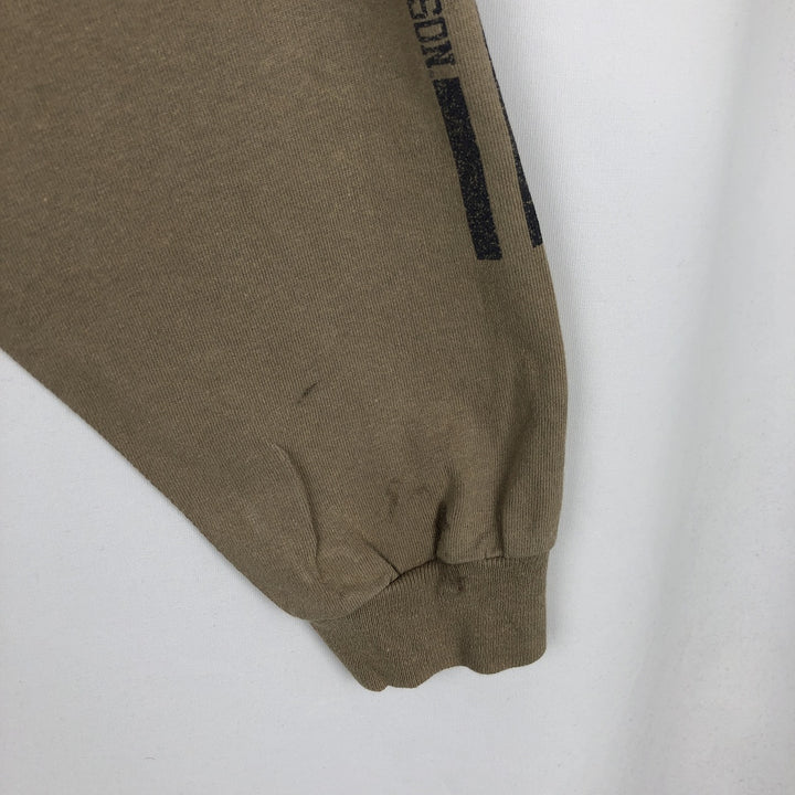00'S Harley-Davidson Long Sleeve T-Shirt, Men's XL Size cotton Beige type Vintage Second Hand
