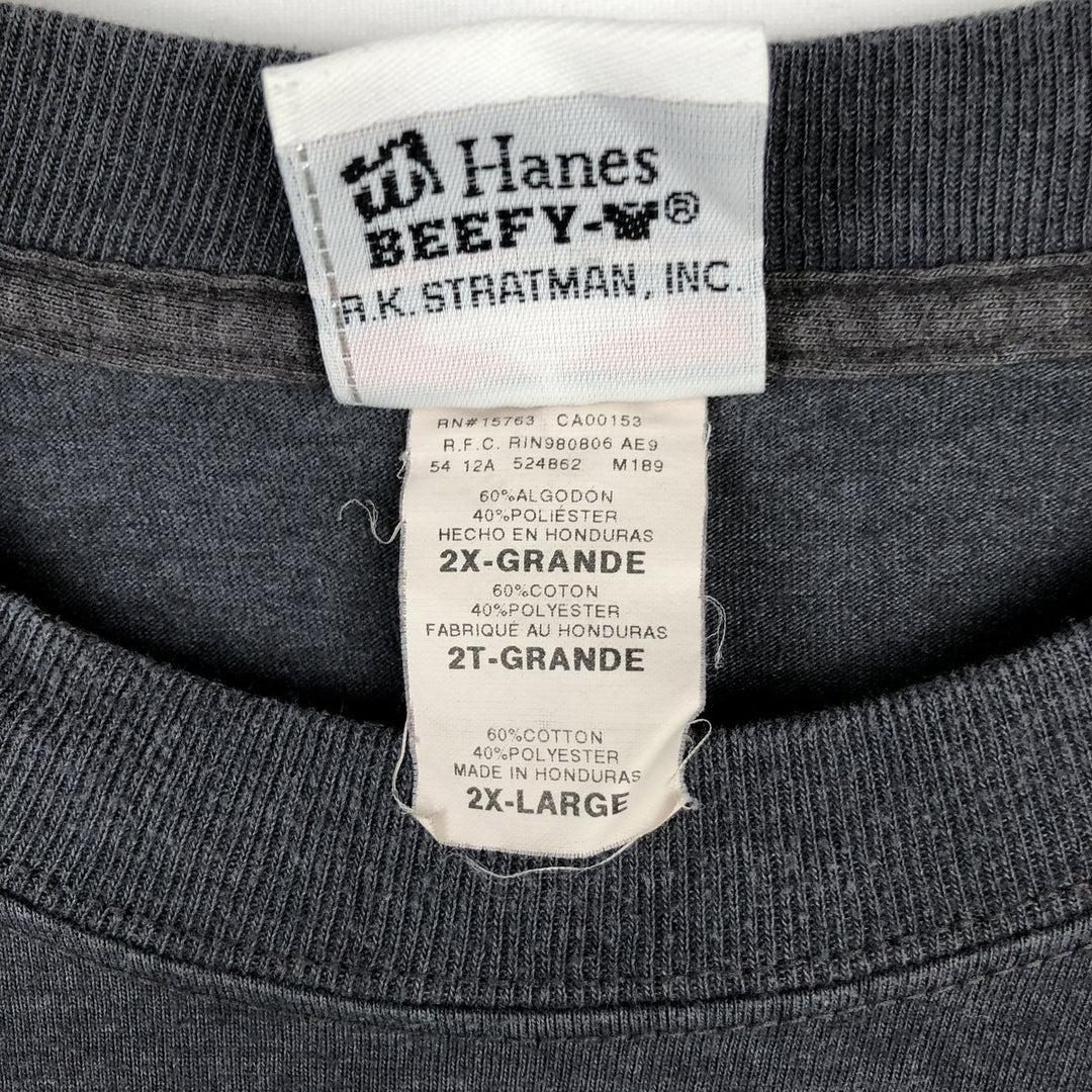 Harley-Davidson Long Sleeve T-Shirt, Men's XXL cotton gray type Vintage Second Hand
