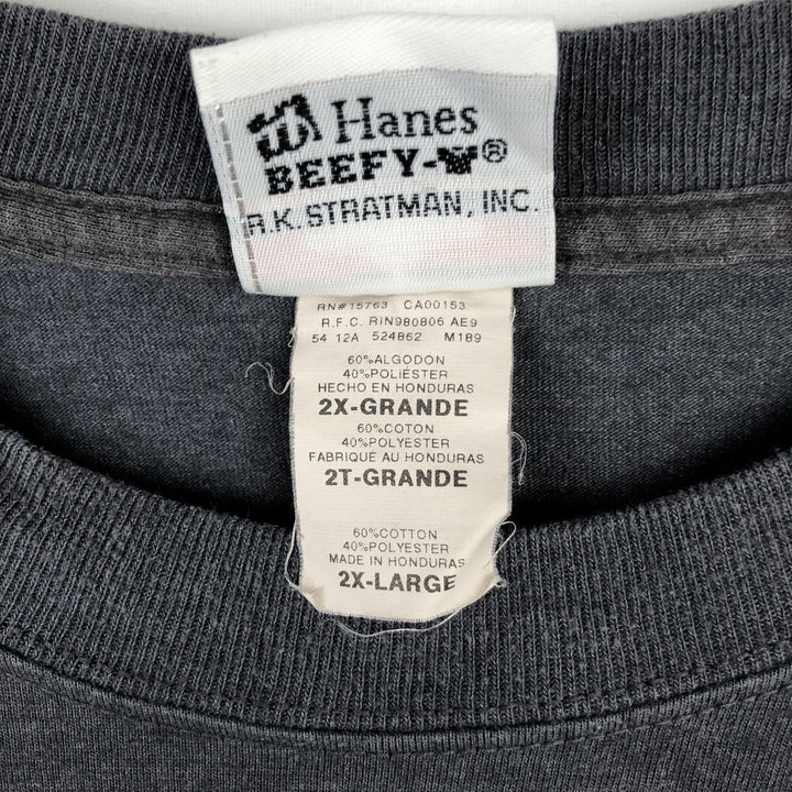Harley-Davidson Long Sleeve T-Shirt, Men's XXL cotton gray type Vintage Second Hand