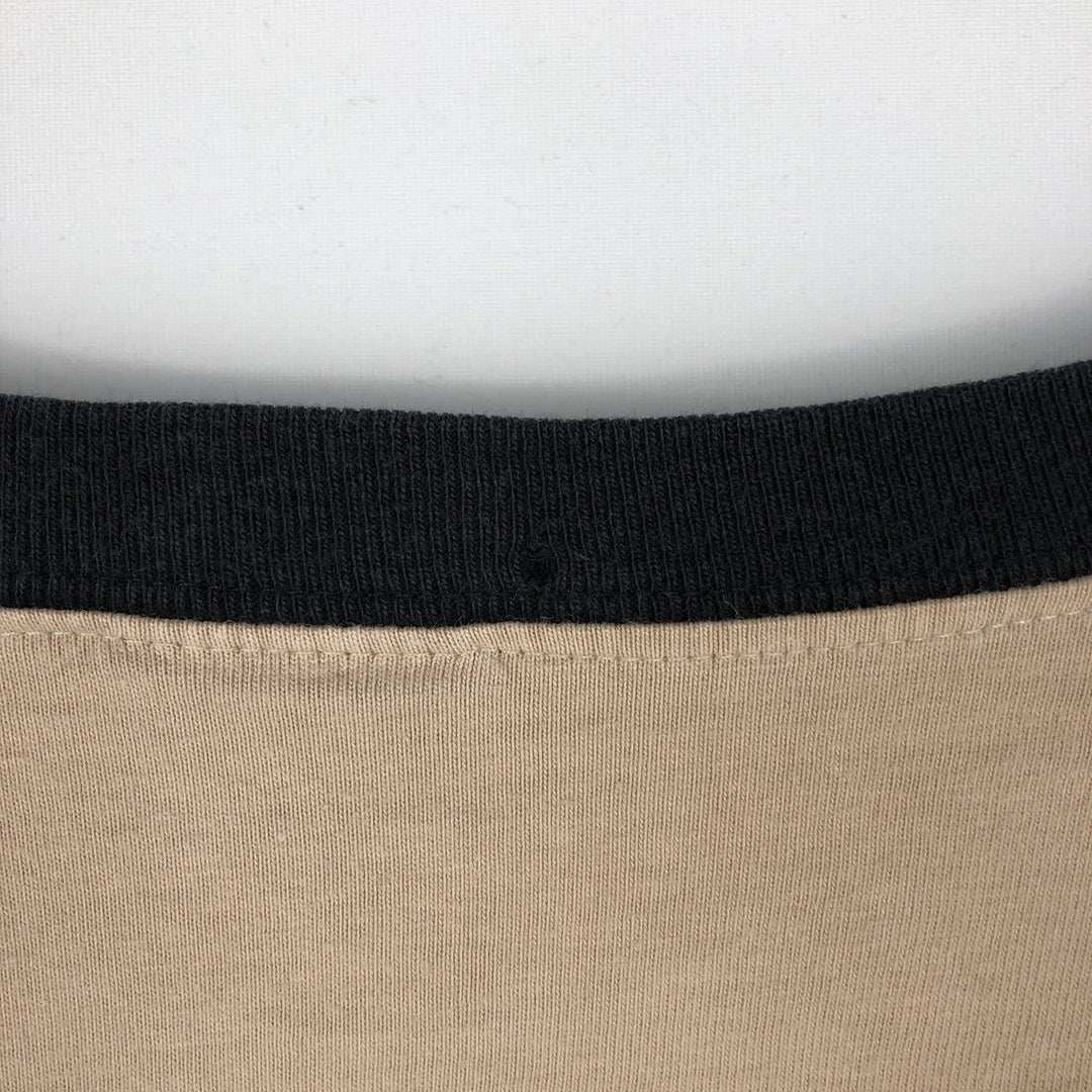 00'S Harley-Davidson Long Sleeve T-Shirt, Men's XL Size cotton Beige type Vintage Second Hand