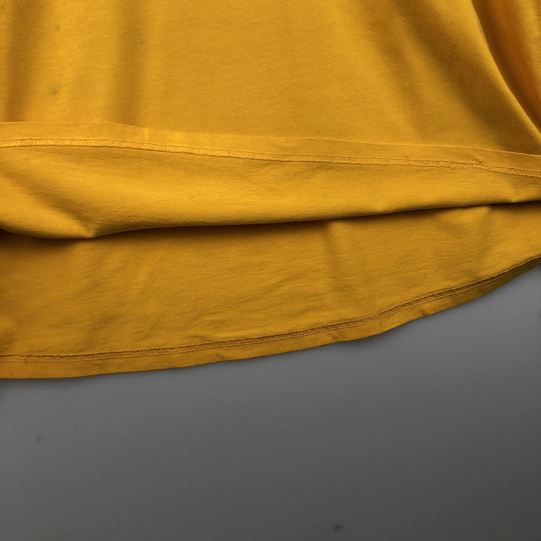 2000'S Harley-Davidson Pin-up Girl Motorcycle Long-Sleeve T-Shirt (Men's XXL equivalent) cotton yellow type Vintage Second Hand