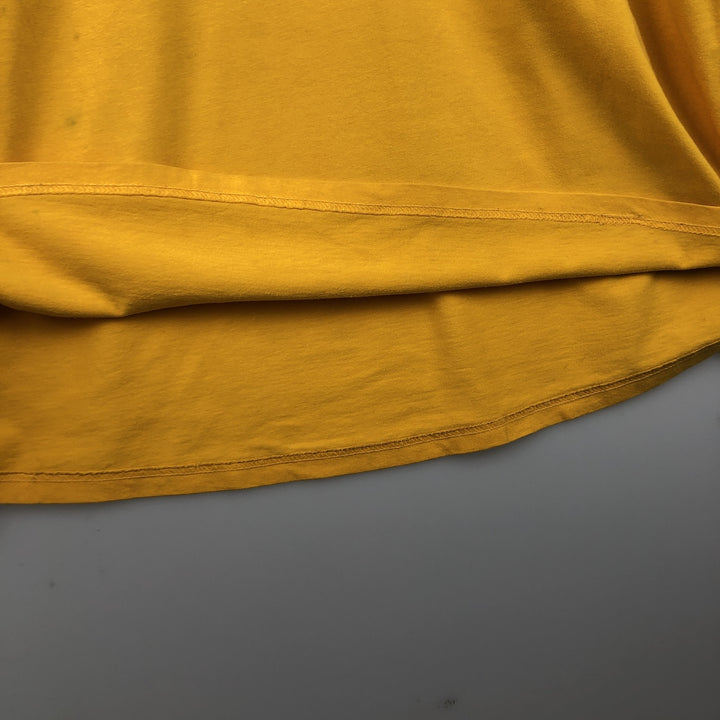 2000'S Harley-Davidson Pin-up Girl Motorcycle Long-Sleeve T-Shirt (Men's XXL equivalent) cotton yellow type Vintage Second Hand