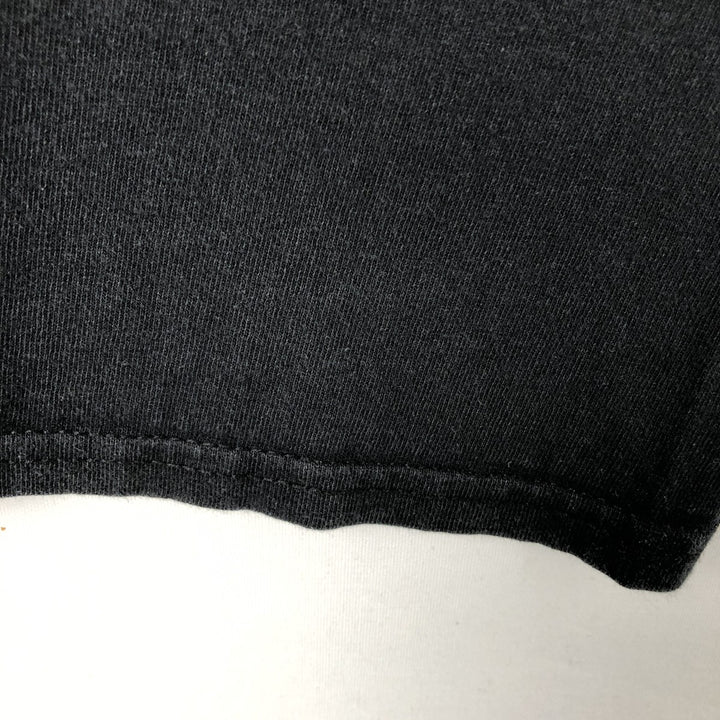Harley-Davidson Eagle Pattern Motorcycle Long-Sleeve T-Shirt (Men's Size L) cotton black type Vintage Second Hand