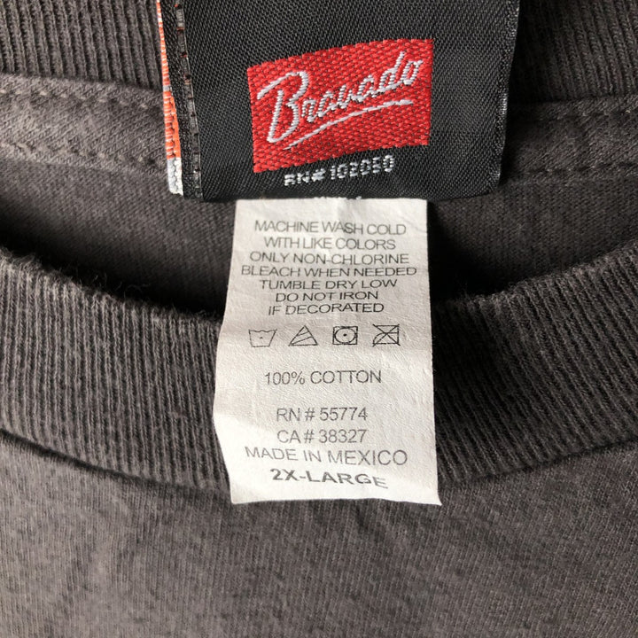 Harley-Davidson Long Sleeve T-Shirt, Men's XXL cotton gray type Vintage Second Hand