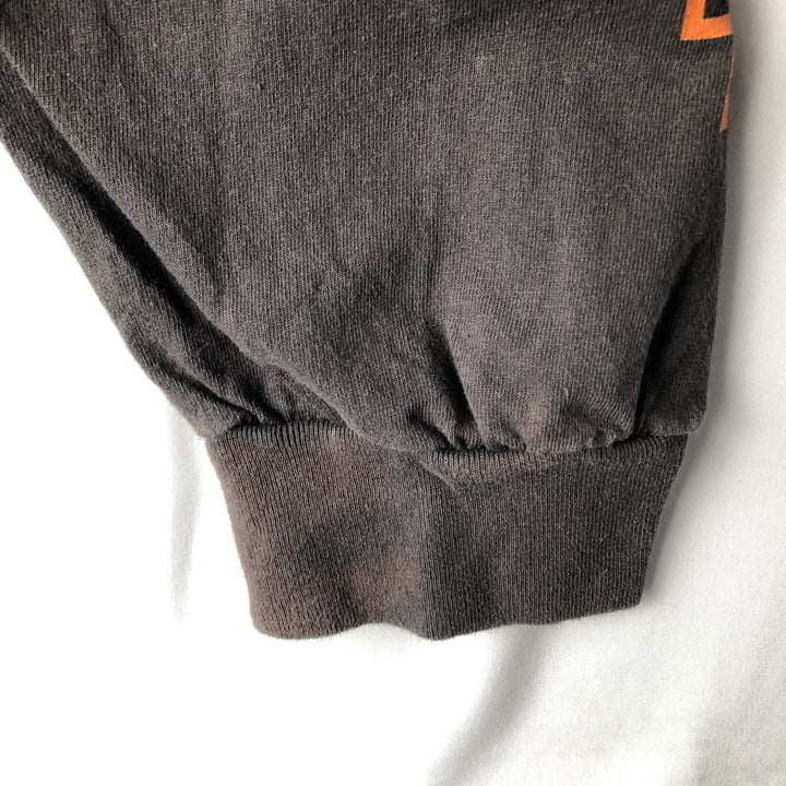 Harley-Davidson Long Sleeve T-Shirt, Men's XXL cotton gray type Vintage Second Hand