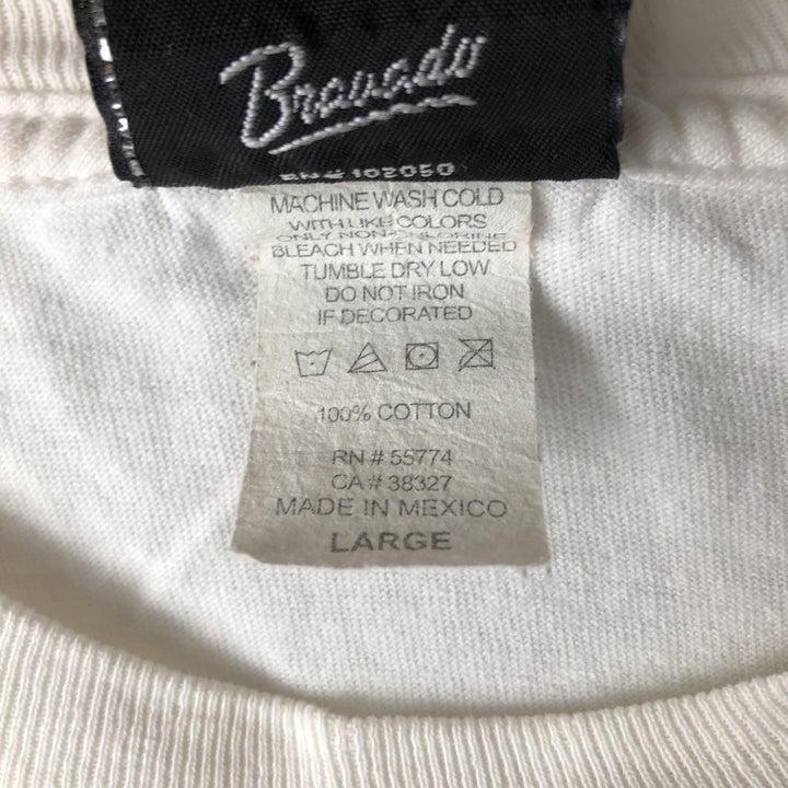 Harley-Davidson Long Sleeve T-Shirt, Men's Size L cotton white type Vintage Second Hand