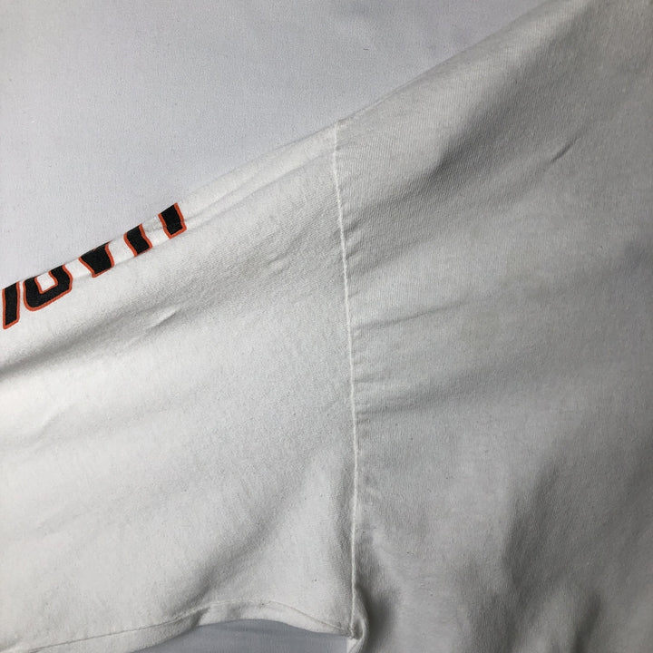 Harley-Davidson Long Sleeve T-Shirt, Men's Size L cotton white type Vintage Second Hand