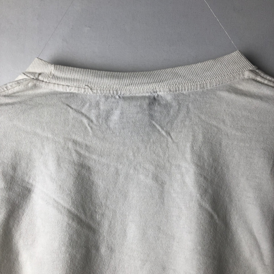 Harley-Davidson Long Sleeve T-Shirt, Men's Size L cotton white type Vintage Second Hand