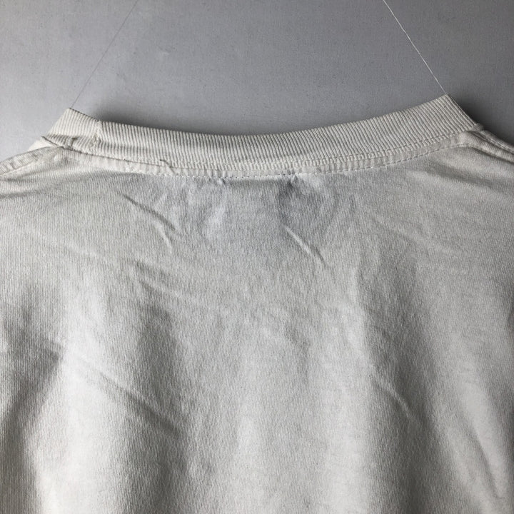 Harley-Davidson Long Sleeve T-Shirt, Men's Size L cotton white type Vintage Second Hand