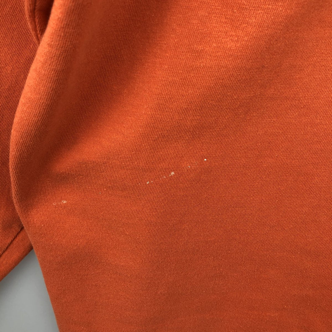 00'S Harley-Davidson Skull Pattern Long T-shirt Made in USA Men's XL cotton orange type Vintage Second Hand
