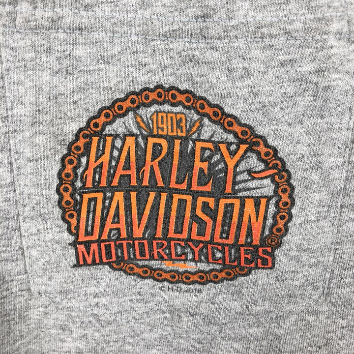 Harley-Davidson Long Sleeve T-Shirt, Men's Size L unclear gray type Vintage Second Hand