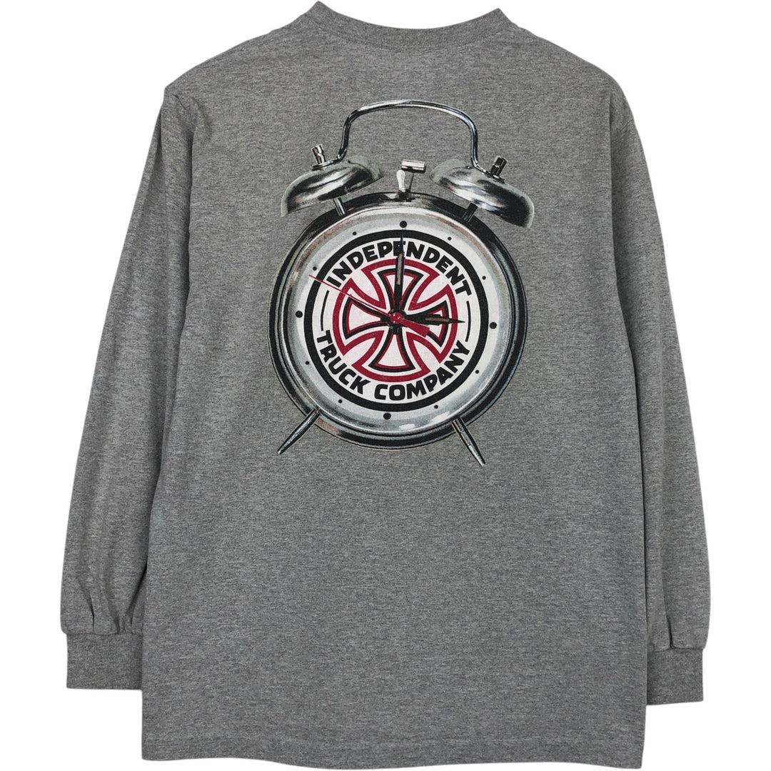 Thrasher THRASHER Long Sleeve T-Shirt, Men's Size M cotton gray type Vintage Second Hand