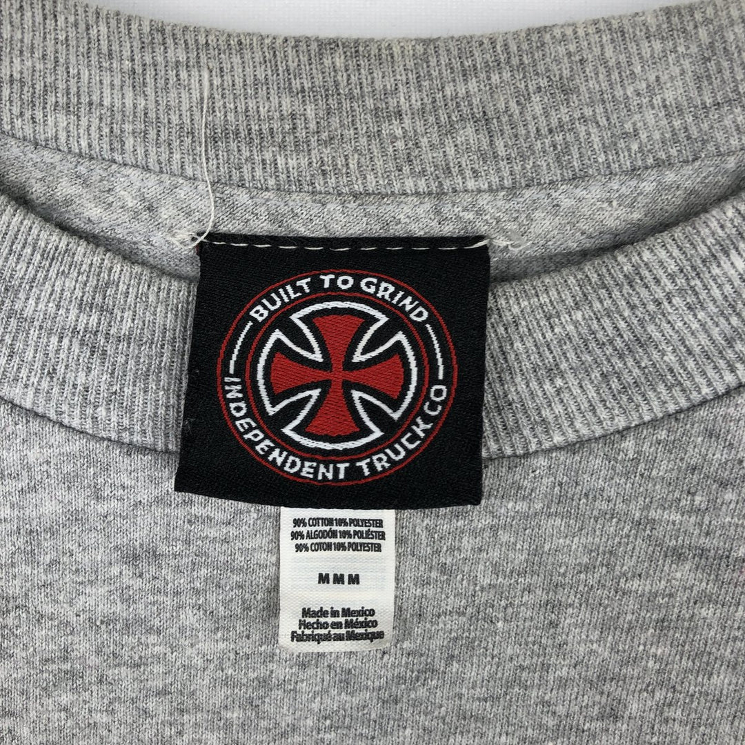 Thrasher THRASHER Long Sleeve T-Shirt, Men's Size M cotton gray type Vintage Second Hand