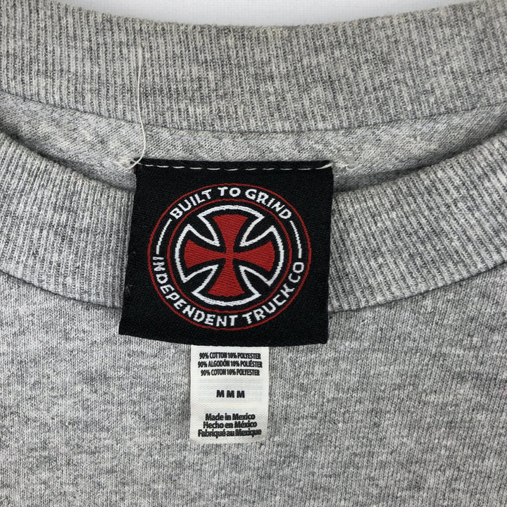 Thrasher THRASHER Long Sleeve T-Shirt, Men's Size M cotton gray type Vintage Second Hand