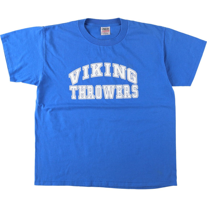 90's ONEITA POWER cotton blue type Vintage Second Hand