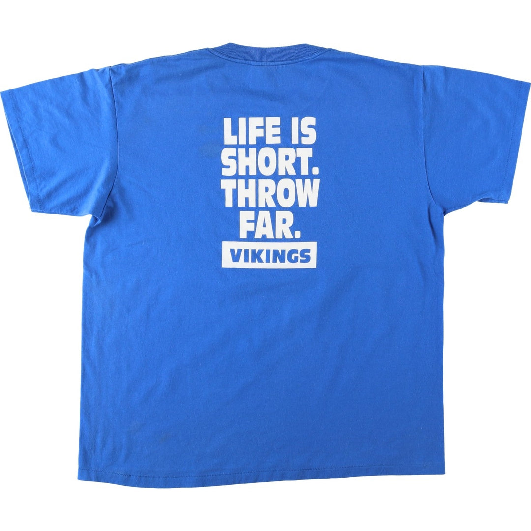 90's ONEITA POWER cotton blue type Vintage Second Hand